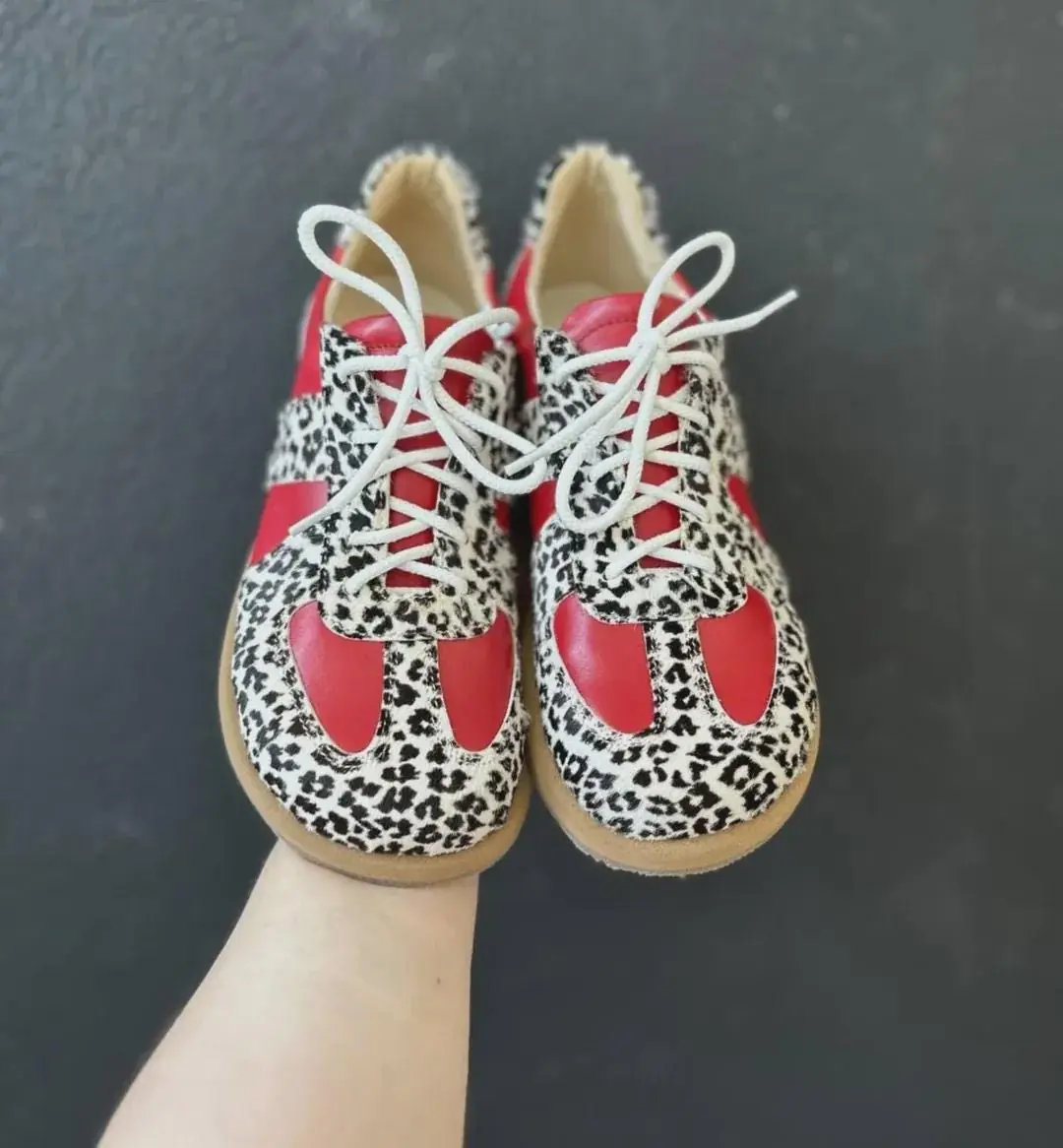 Handmade Leather Anatomical Sneakers Orthopedic Comfort Shoes